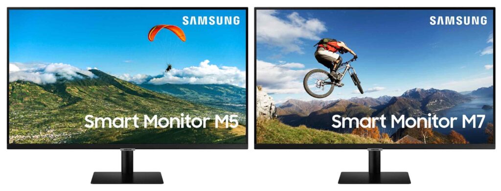 Samsung launched  M5 and M7 smart moniters