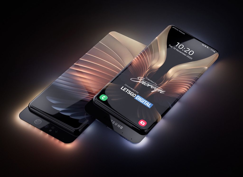 Samsung Patents An All display Smartphone With Transparent Housing And 