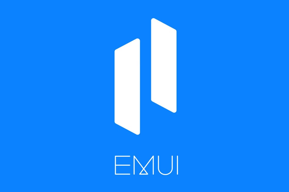 Huawei EMUI 11 Logo Blue Background