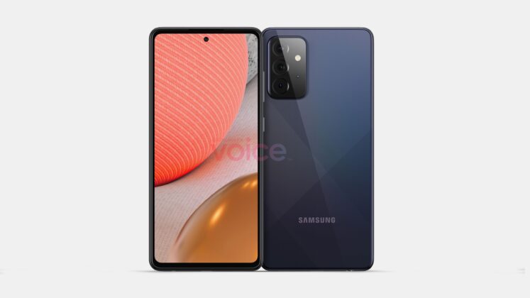 Galaxy A72 5G render