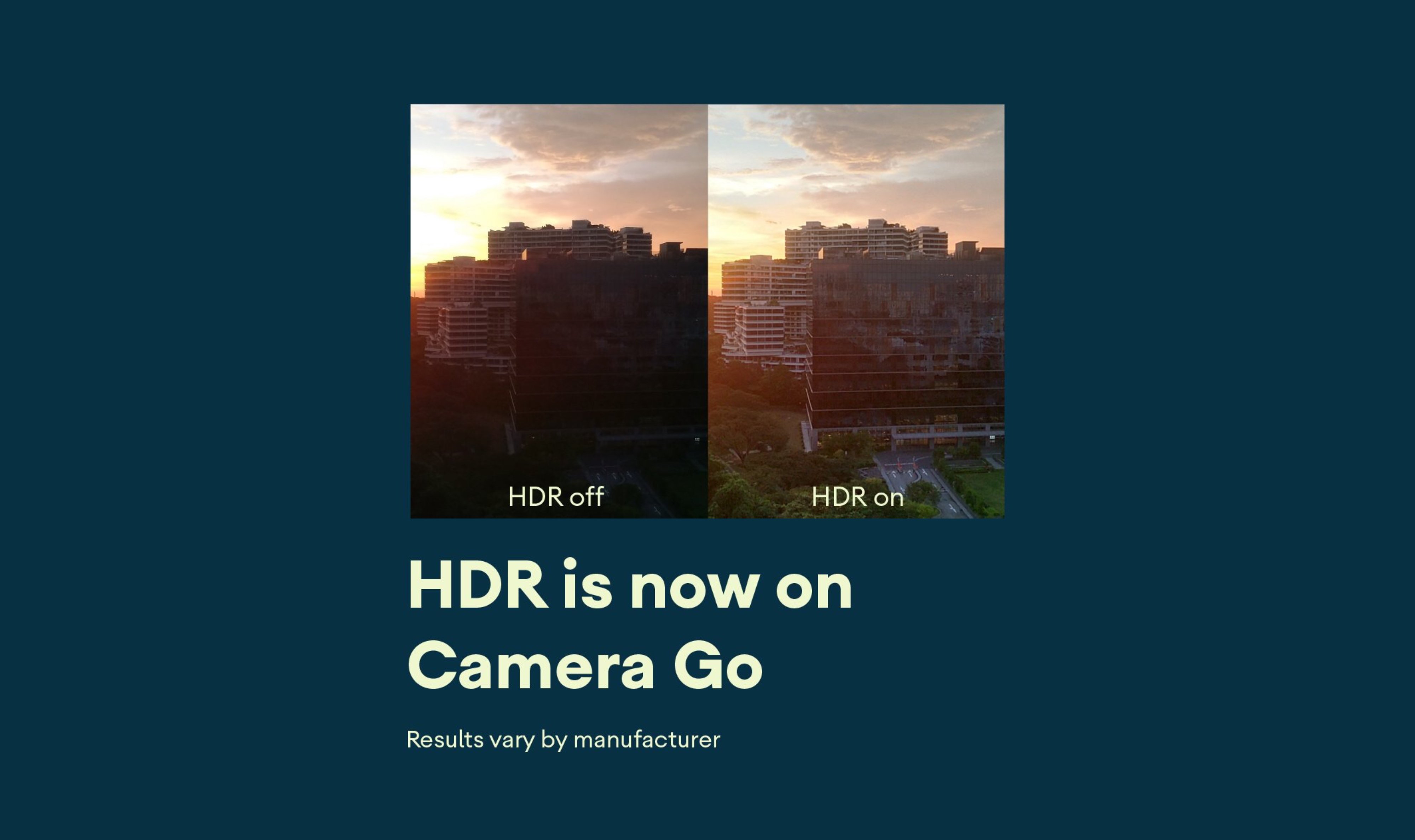 Google Camera Go HDR Feature