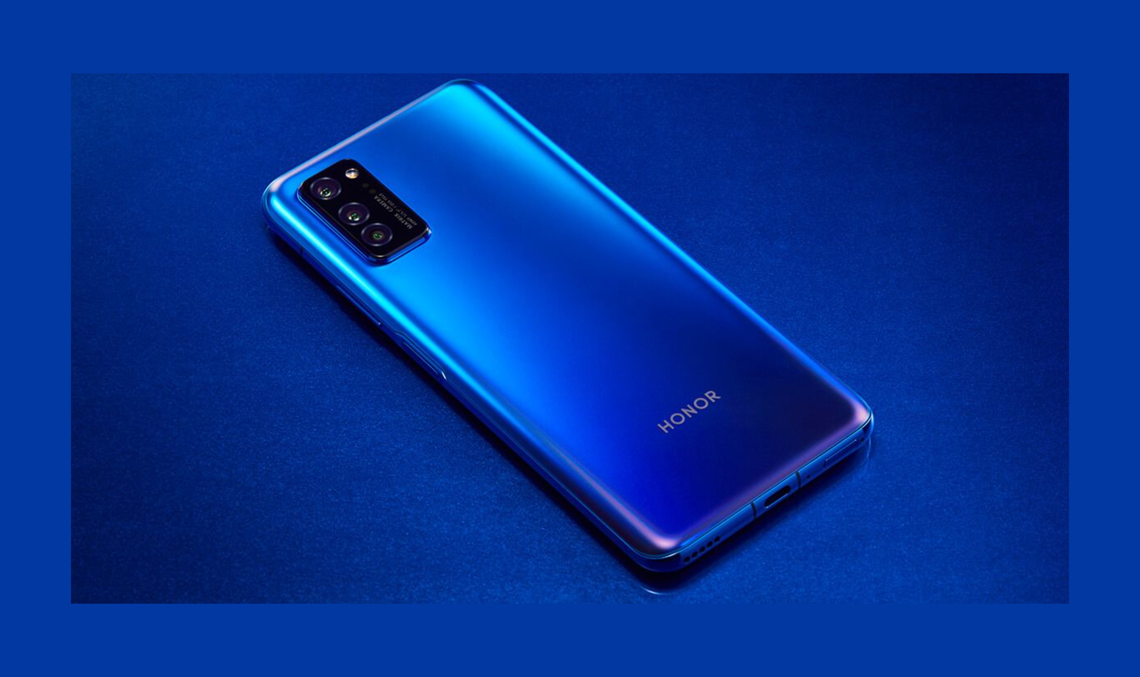 HONOR V30 en primer plano