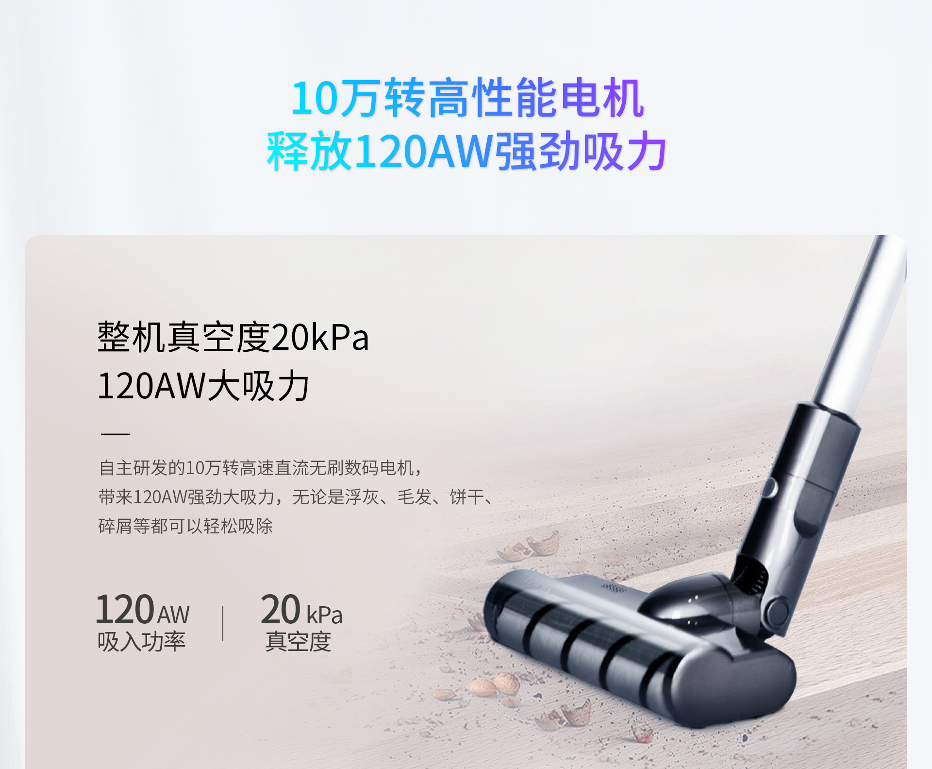 Aspirador inalámbrico portátil Huawei Jimmy Smart 1S