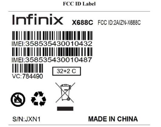 Infinix Hot 10 Play key specifications, rear design revealed through FCC listing 8