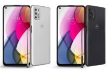 Moto G Stylus (2021) pricing, renders, and specs appear in Amazon listing Moto G Stylus 2021 Aura White and Aurora Black