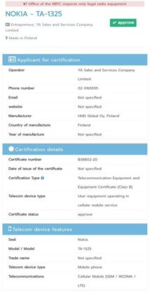 Nokia 5.4 NBTC