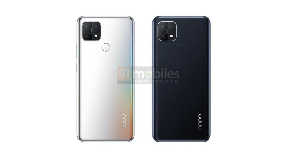 OPPO A15s renders