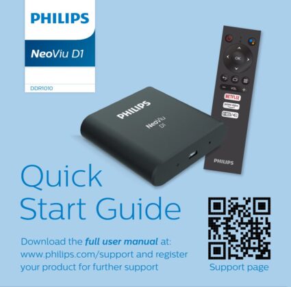 Philips NeoViu D1 4K Android TV Dongle