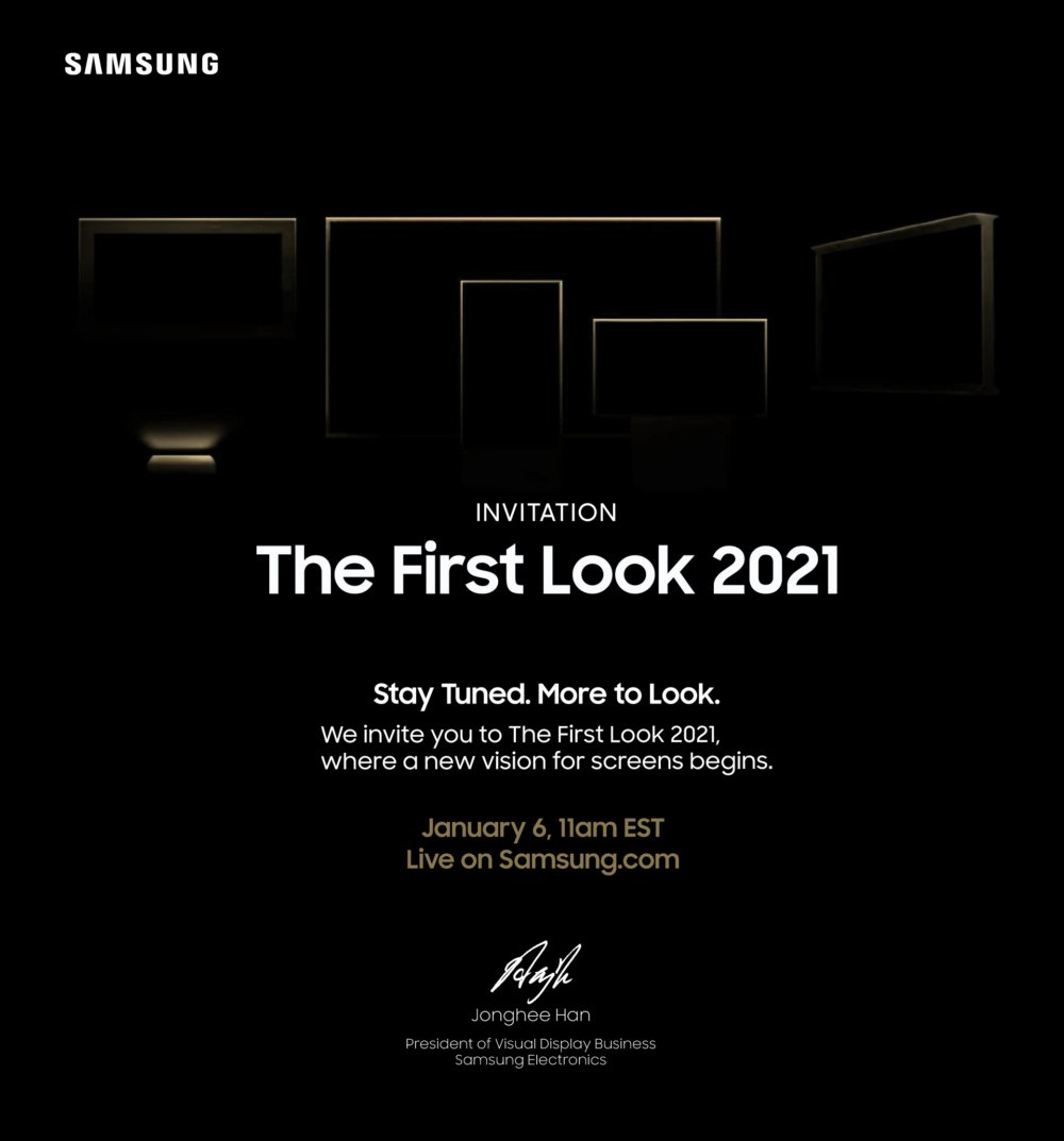 Samsung - The First Look 2021 Invitation