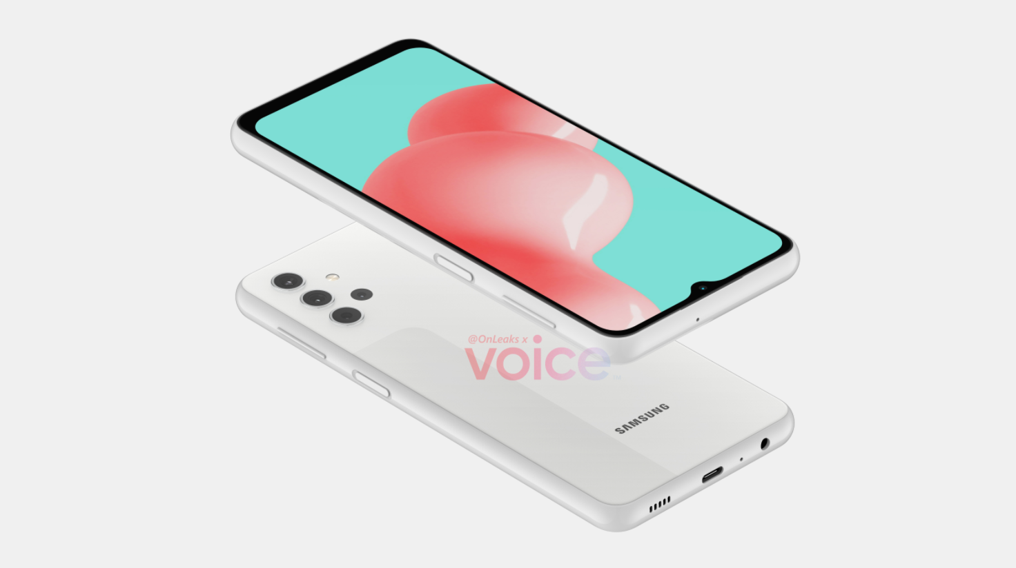 Samsung Galaxy A32 5G CAD renders