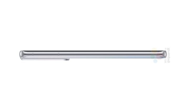Samsung Galaxy S21 Ultra Phantom Silver Frame Render Fuga