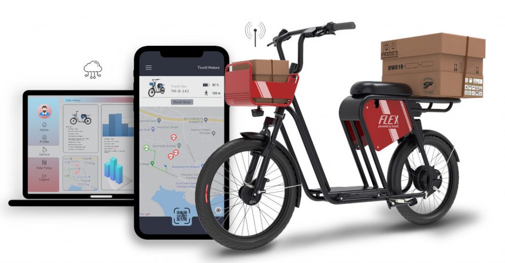 Bicicleta eléctrica de carga Smartron Tbike Flex