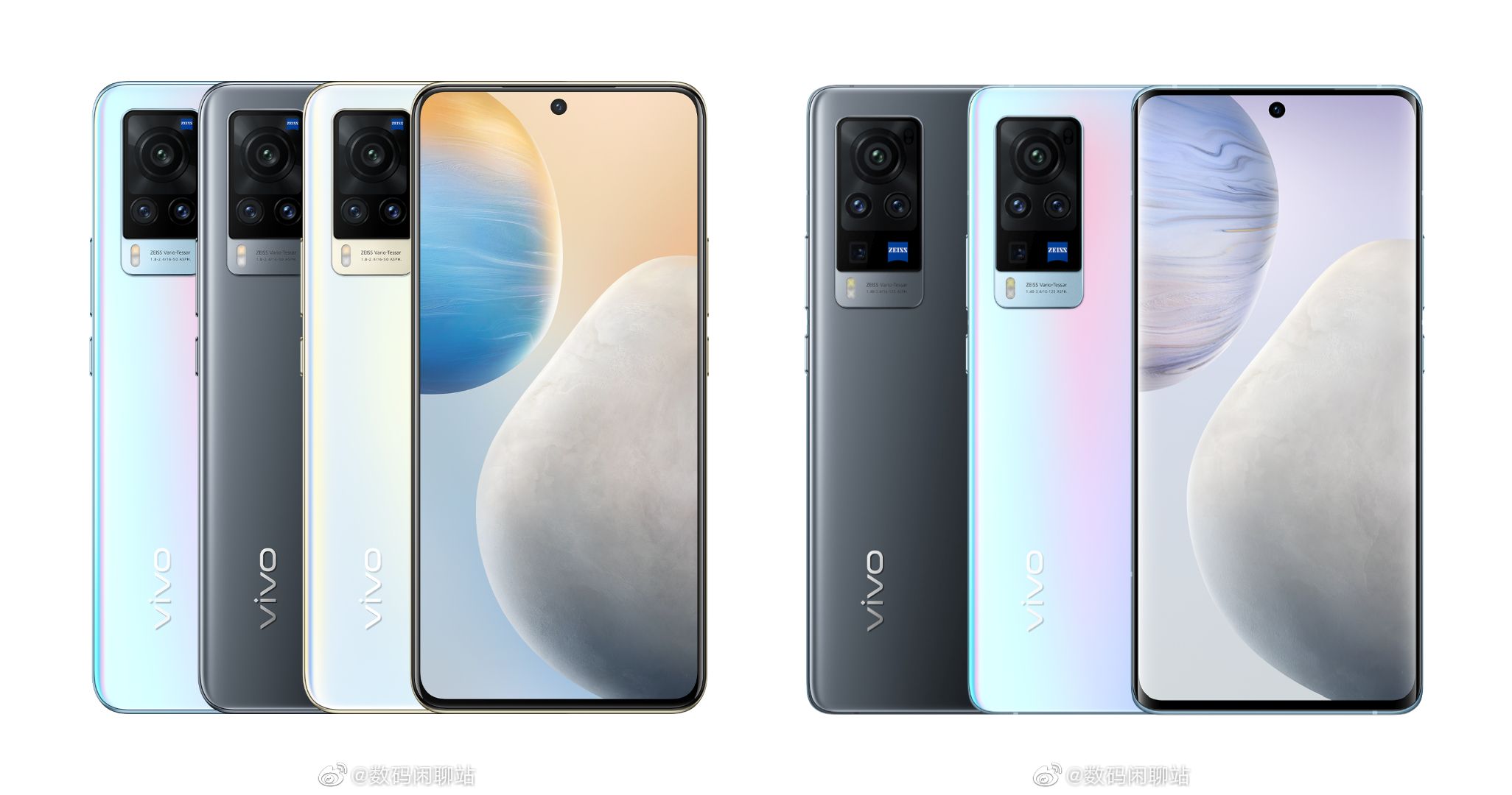 Vivo X60 and Vivo X60 Pro renders-