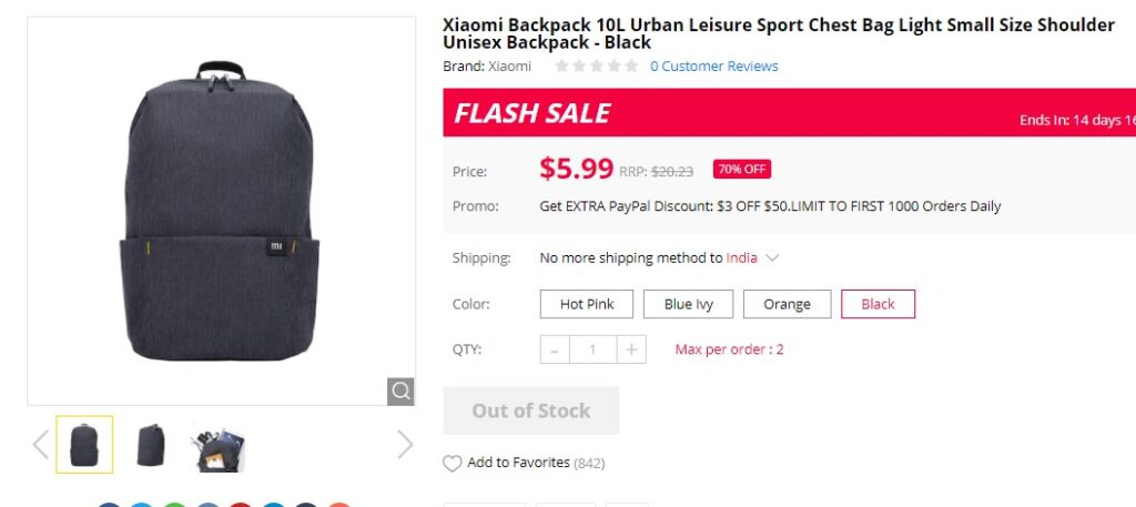 backpack 10l