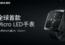 Konka unveils the world’s first MicroLED smartwatch with up to 35 days battery life Konka Micro LED watch