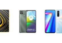 POCO M3 vs Moto G9 Power vs Realme 7: Specs Comparison
