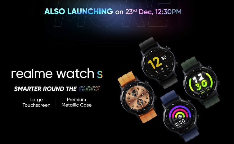 Realme Watch S Lanzamiento indio