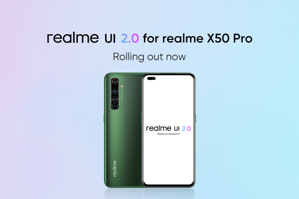 Realme X50 Pro realme UI 2.0 تحديث مستقر