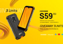 Doogee S59 Pro with 10050 mAh battery on presale for $199, enter giveaway to win it for free
