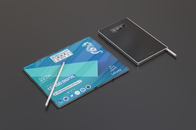 vivo Foldable Smartphone Design Patent With Stylus 01