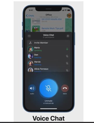 Telegram new update brings Group Voice Chats, New Animations, SD card support, and more 5