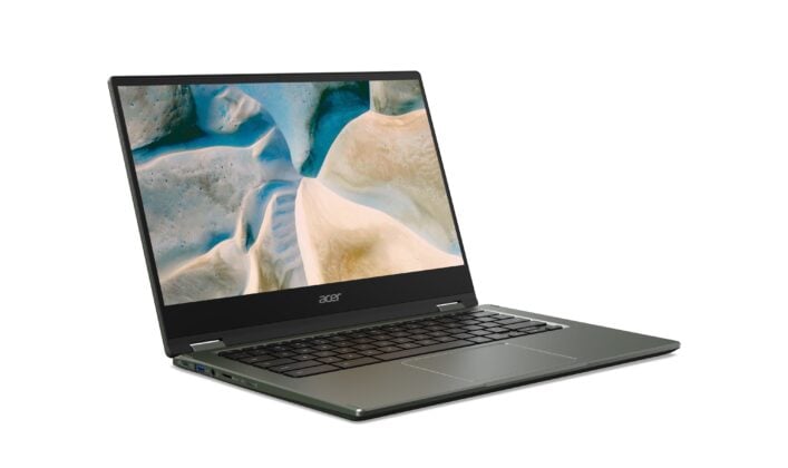 Acer Chromebook Spin 514 Mist Green Featured 01