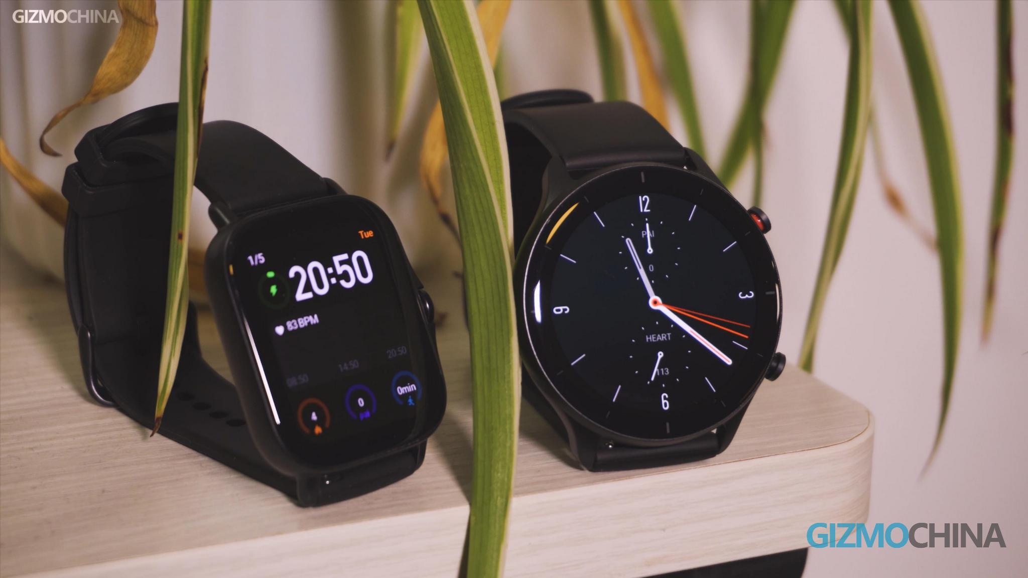 Amazfit GTR 2 vs GTS 2 vs GTS 2 Mini vs GTR 2e vs GTS 2e: Review &  Comparison - Gizmochina