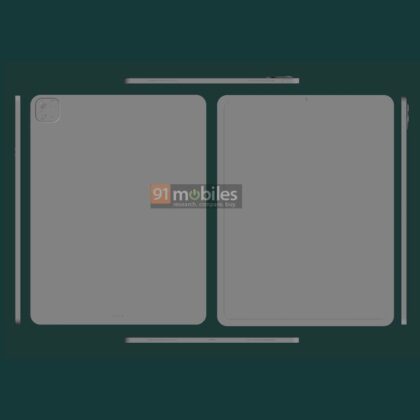 Apple iPad Pro 12.9-inch 2021 design leaks via 3D CAD renders 8 Apple iPad Pro 12.9-inch 2021 3D CAD Render Leak 03