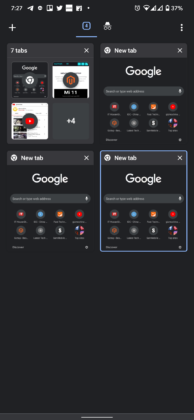Google Chrome browser gets Tab Grouping feature with Grid View on Android 7 Google Chrome Tab Groups