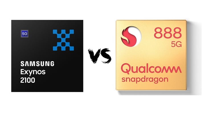 Exynos 2100 vs Snapdragon 888