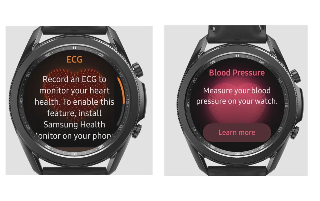 samsung gear s3 blood pressure monitor