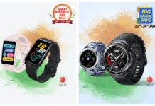 HONOR Watch ES/GS Pro discounted by up to ₹3,000 in India HONOR Watch ES GS Pro Sale Discount Sale Offer Republic Day 2021 India