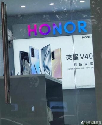 Honor V40 offline poster