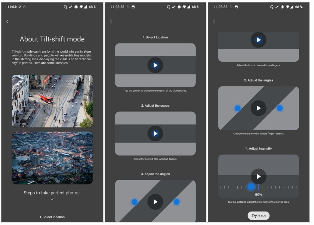 OnePlus Camera APK reveals upcoming features including Moon mode and Tilt-shift mode 4 OnePlus Camera Tilt-shift mode