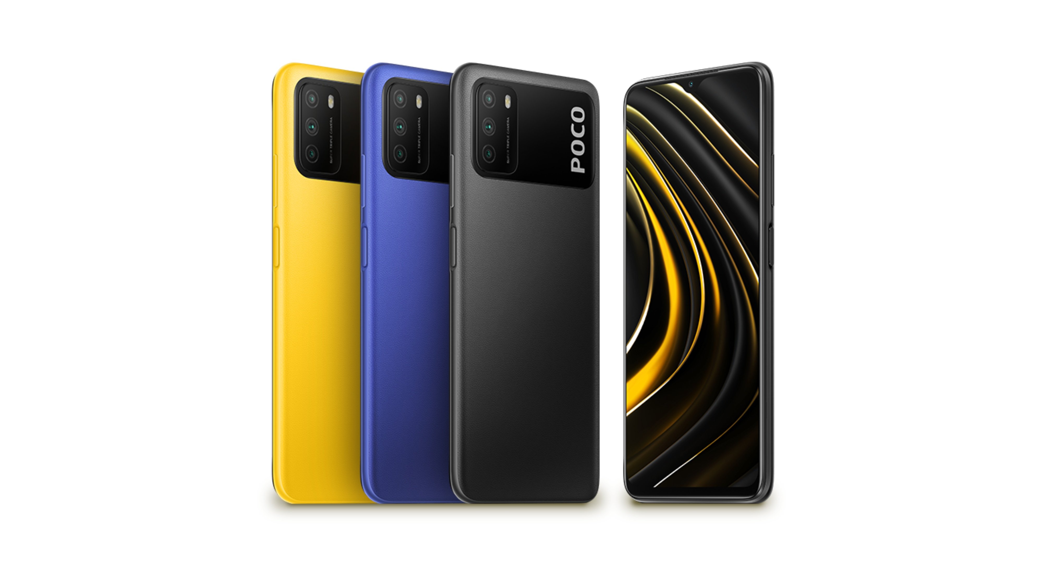 POCO M3 POCO Yellow Cool Blue Power Black All Colors Featured