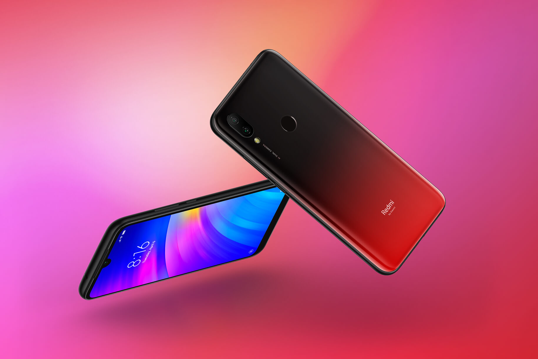 Redmi 7 Lunar Red Featured 01