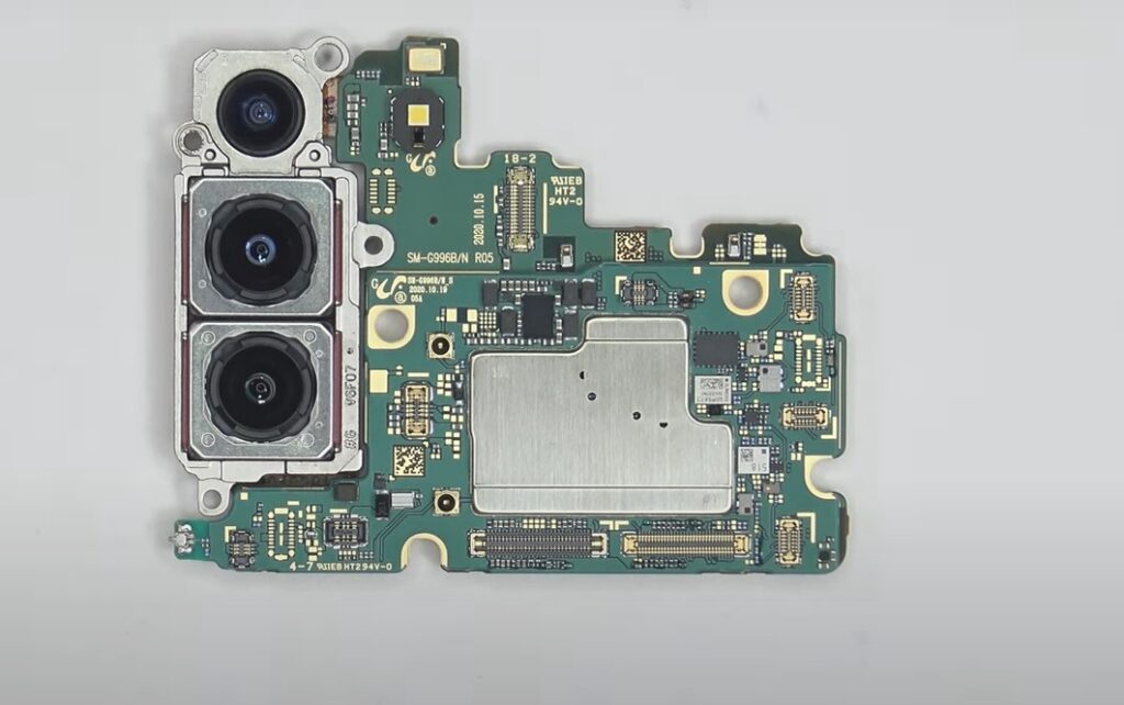 Samsung Galaxy S21+ 5G Teardown shows a complexity in repairing the