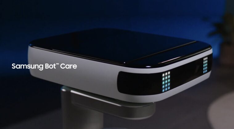 Samsung showcases two futuristic home robots, also announces JetBot 90 AI+ vacuum cleaner & SmartThings Cooking 6 Samsung Bot Care CES 2021 01