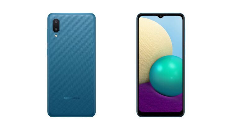 Samsung Galaxy A02 Denim Blue Featured