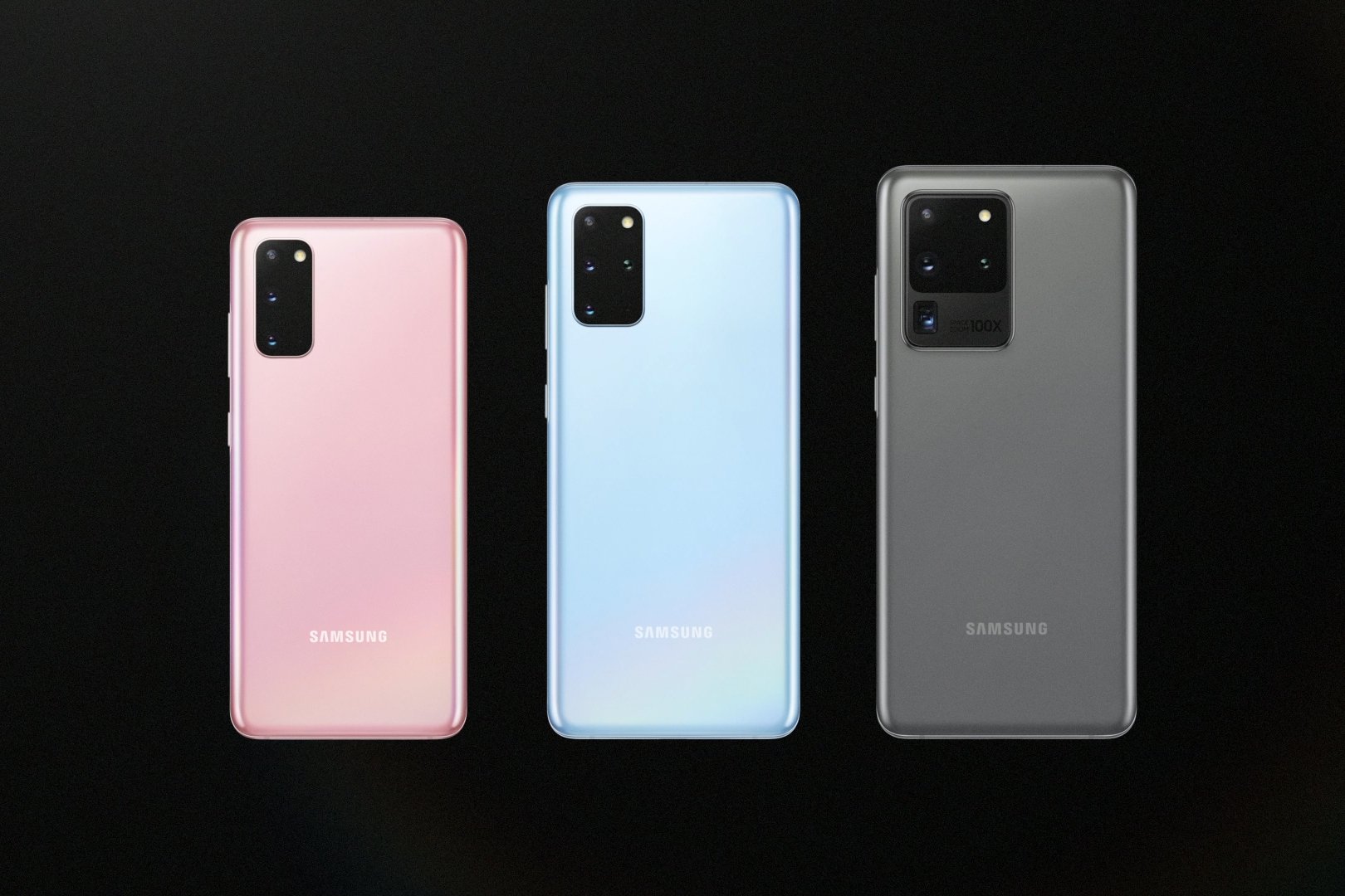 Samsung Galaxy S20 Plus Ultra Black Background Featured