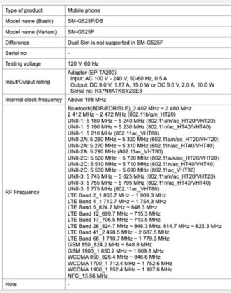 Samsung Galaxy XCover 5 receives FCC certification, likely to launch soon 3 Samsung Galaxy XCover 5 FCC 1