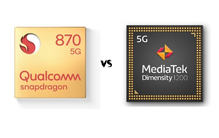 Snapdragon 870 vs Dimensity 1200