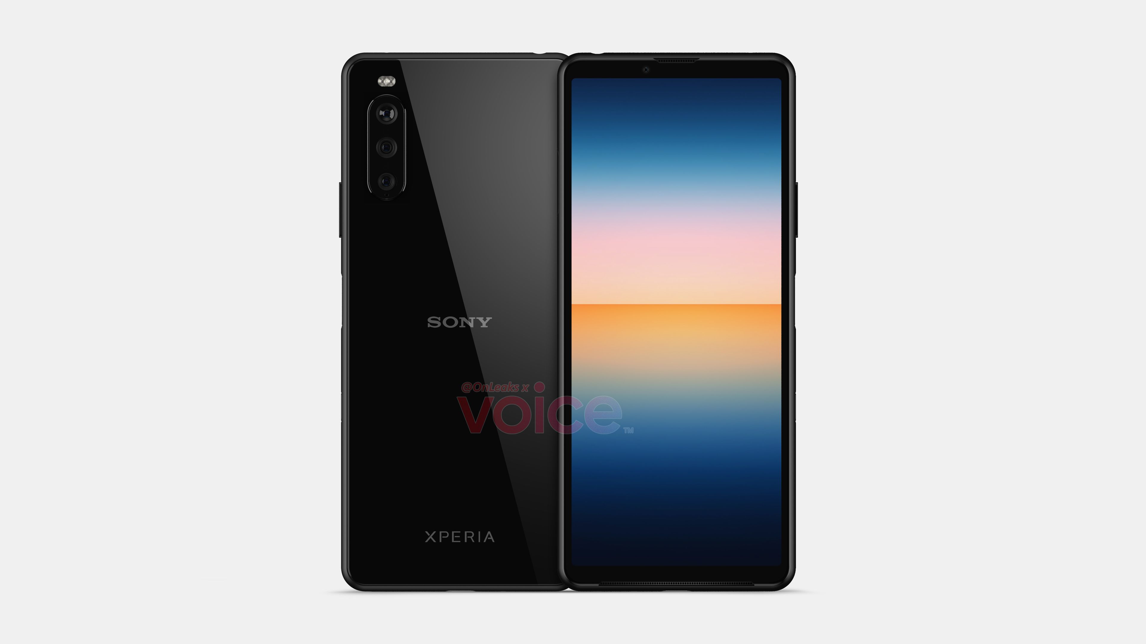 Sony Xperia 10 III CAD renders 