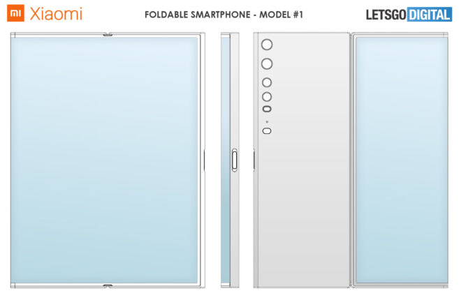 Xiaomi Large Screen Foldable Smartphone Design Patent 01