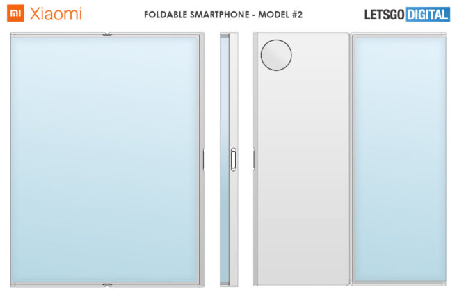 Xiaomi Large Screen Foldable Smartphone Design Patent 02