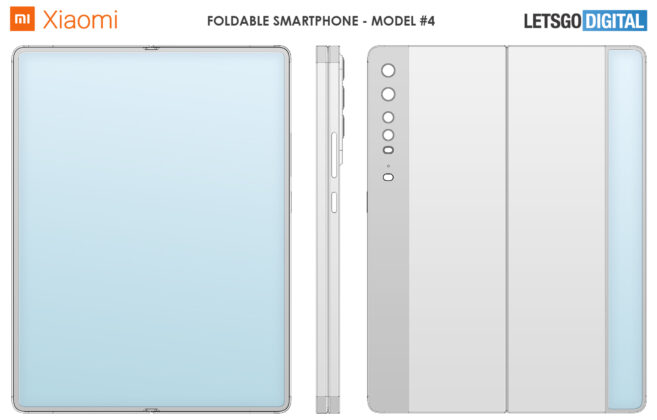 Xiaomi Large Screen Foldable Smartphone Design Patent 04