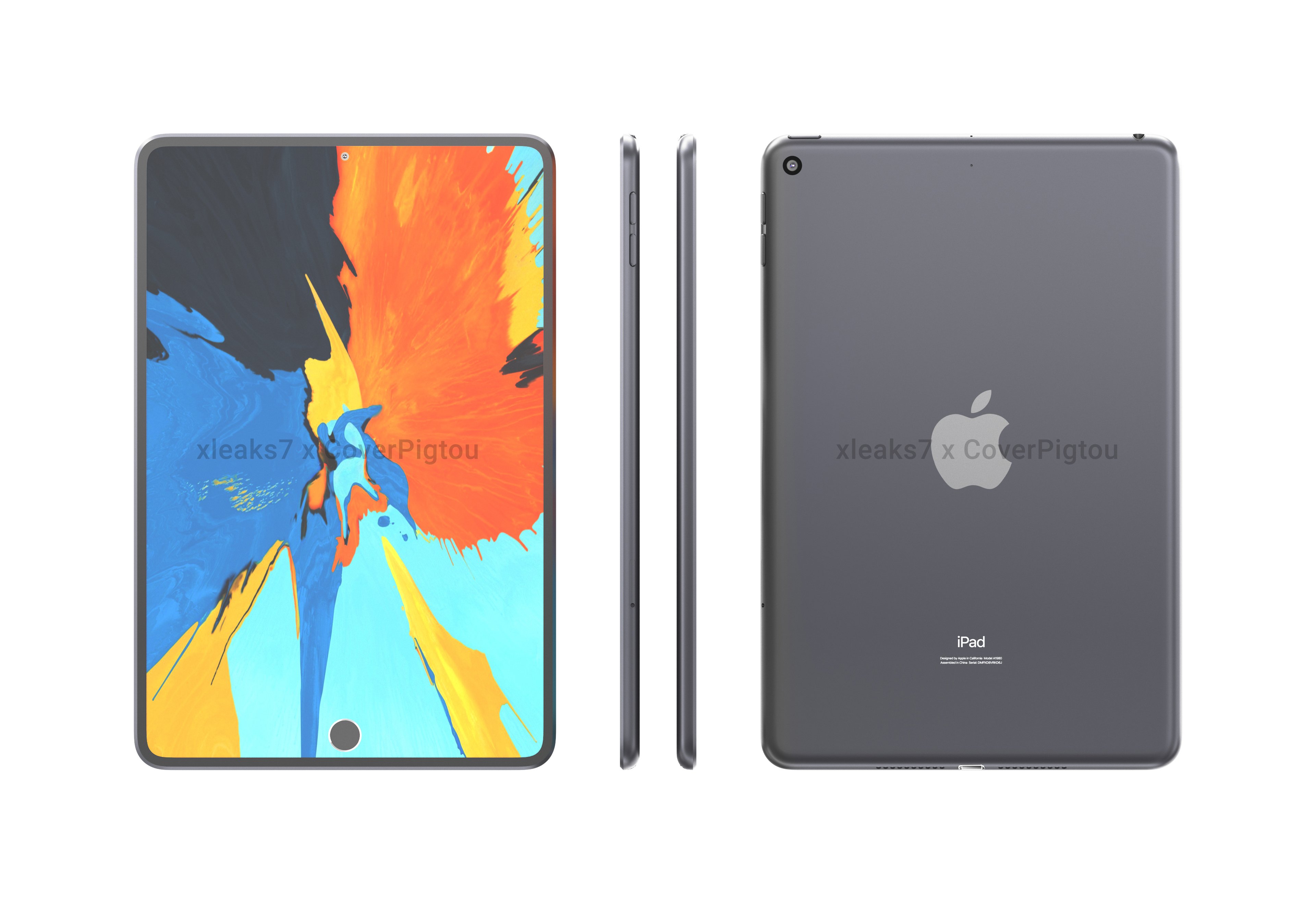 iPad Mini 6 - Siêu phẩm xuất hiện với thiết kế xịn xò: Viền bezels mỏng cùng TouchID nằm trong màn hình