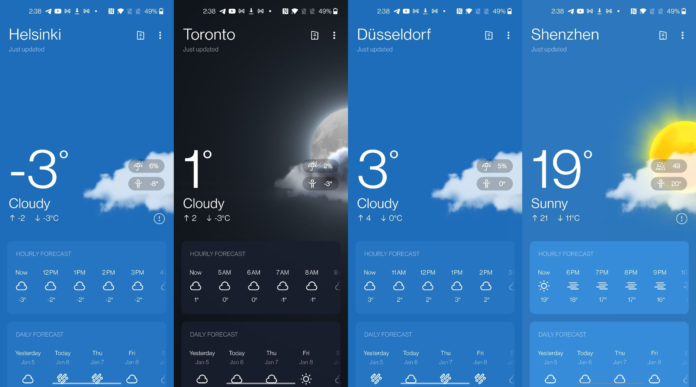 Top 5 OxygenOS 11 Features launched in 2020 18 OnePlus OxygenOS 11 Weather App