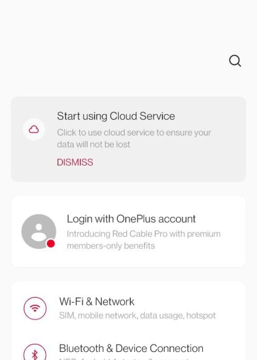 OxygenOS 11 Interface One hand use