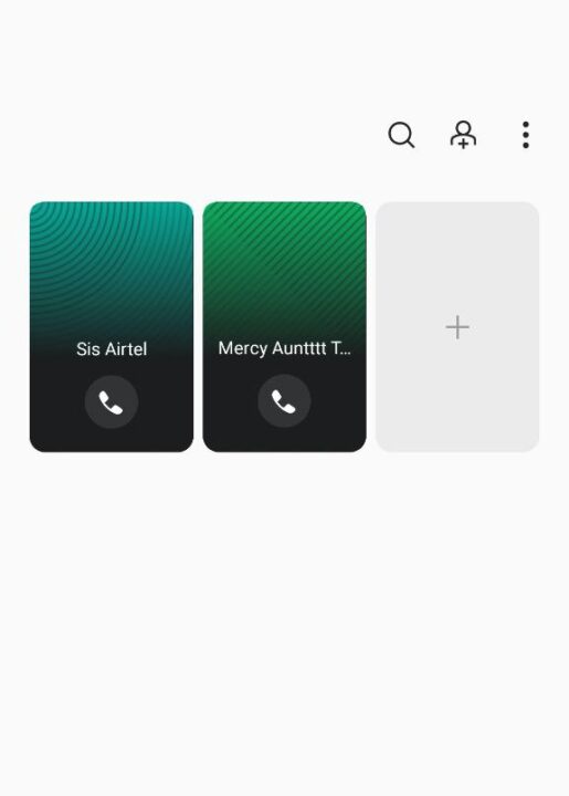 OxygenOS 11 Interface One hand use phone dialer
